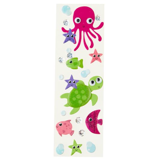 Dimensional Sea Creatures Stickers by Recollections™ Signature™